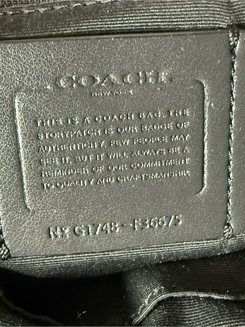 Coach Kelsey F36675 Black Pebbled Leather Satchel Crossbody Bag - Picture 8 of 16